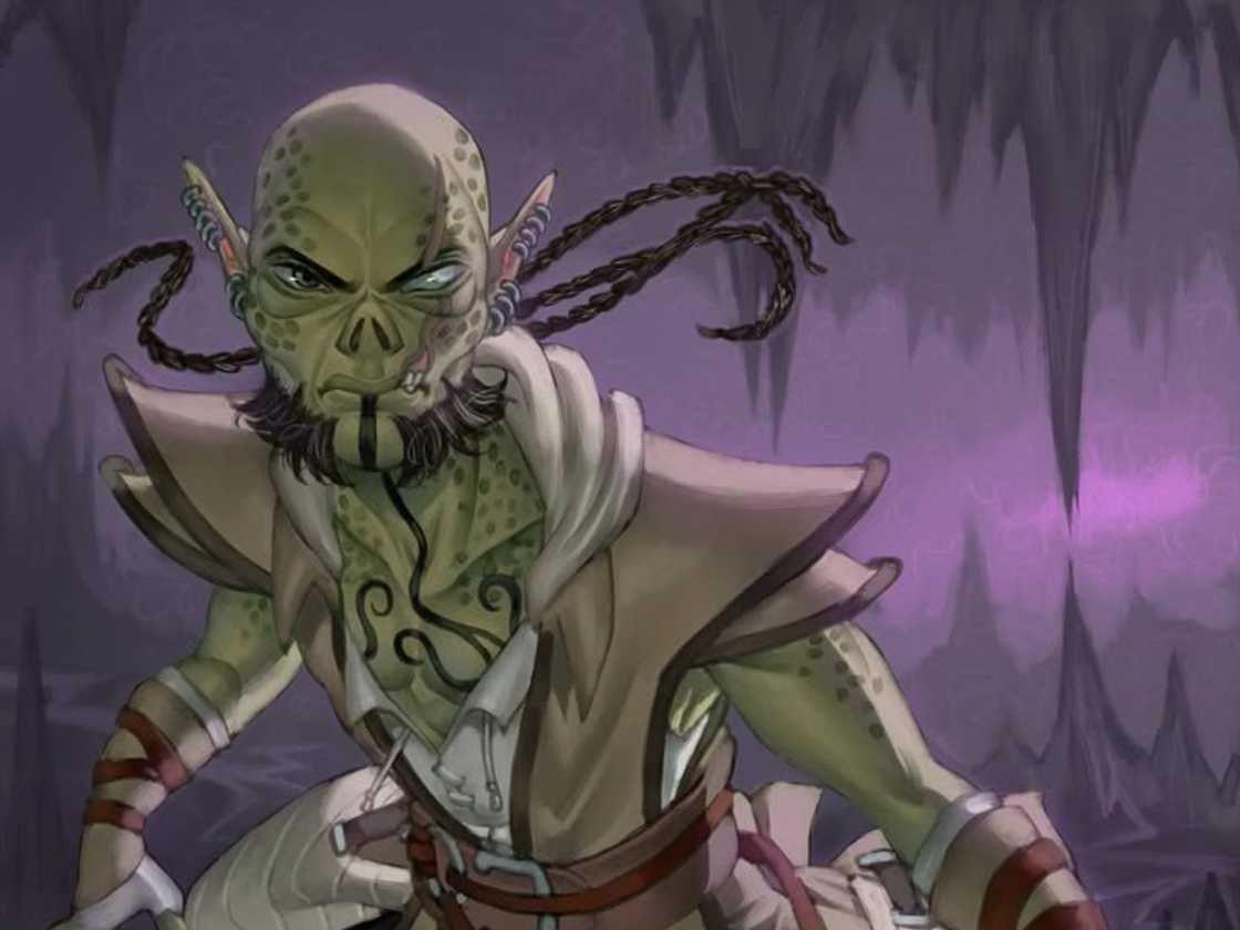 Githzerai DnD 5e in battle Githzerai DnD 5e in battle