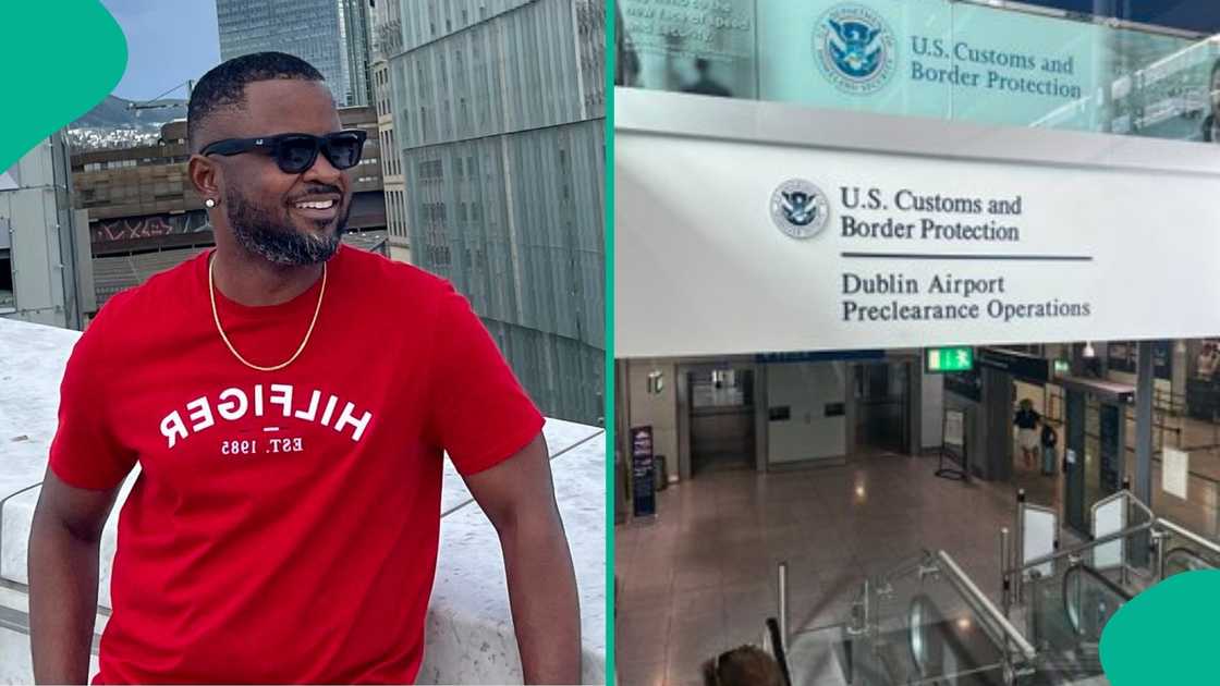 A Nigerian man shares what he noticed in an airport before flying to the US