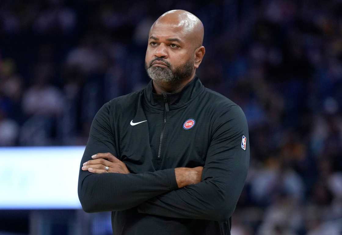 J.B. Bickerstaff at Chase Center in San Francisco, California.