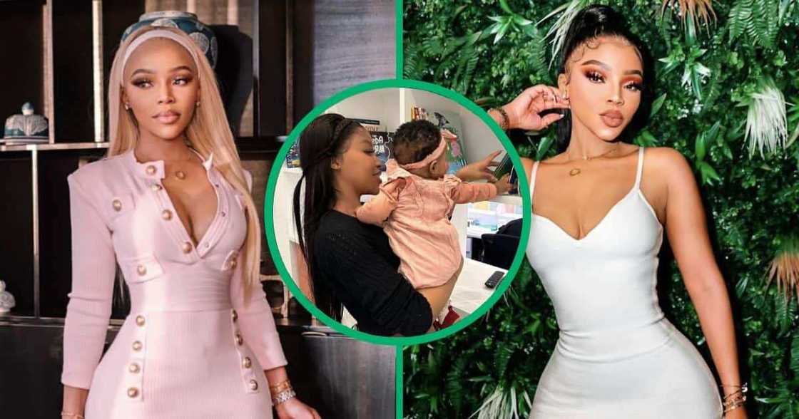 Faith Nketsi buys diamond earrings for her daughter Sky Njilo