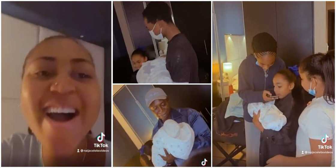 Regina Daniels and kids Regina Daniels and kids