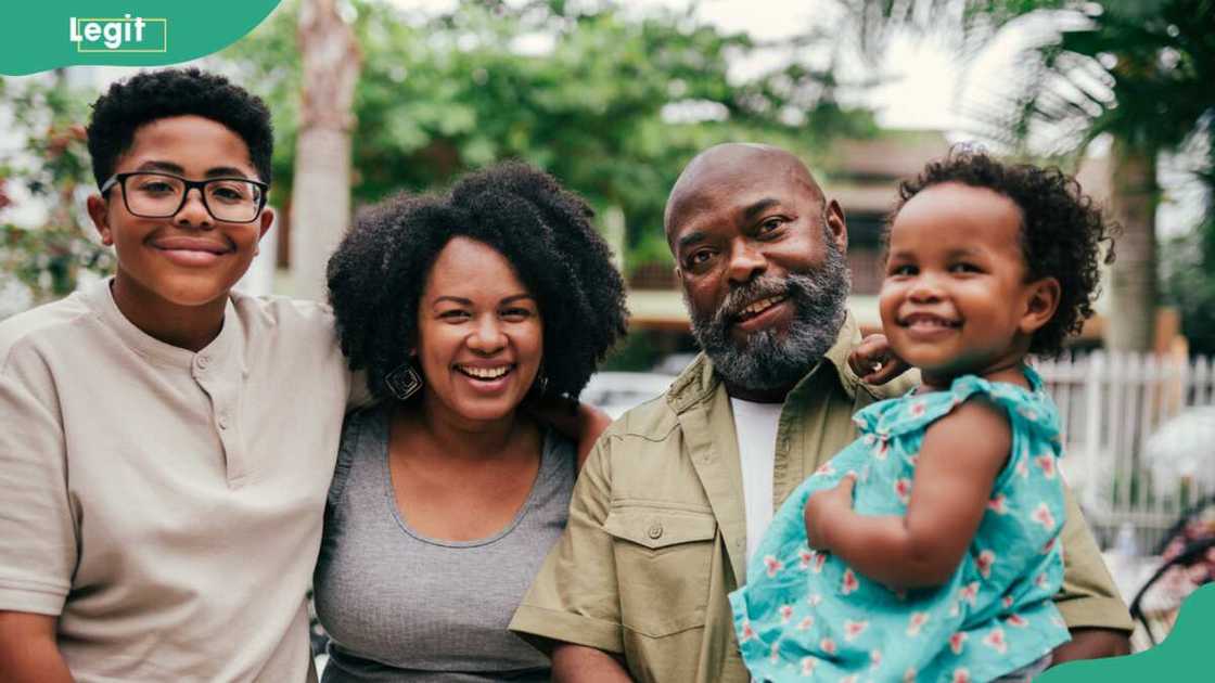 Photo showing 4 people from different generations