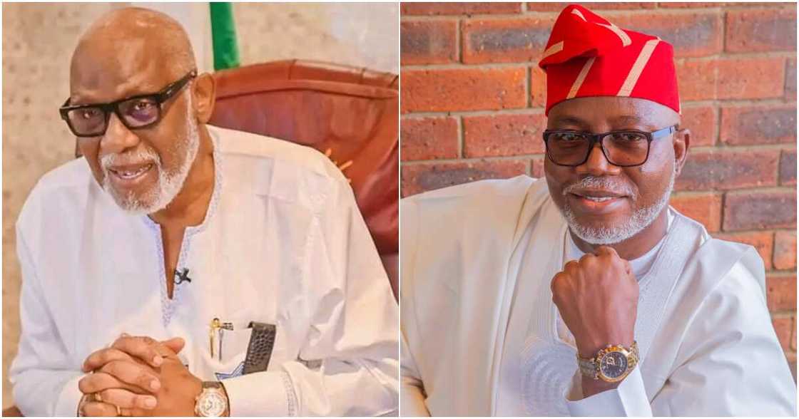Governor Rotimi Akeredolu of Ondo state, Lucky Orimisan Aiyedatiwa Governor Rotimi Akeredolu of Ondo state, Lucky Orimisan Aiyedatiwa