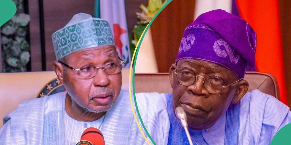 Aminu Bello Masari da Bola Ahmed Tinubu.