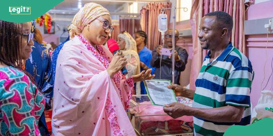 Vice President's wife Hajia Nana Shettima addresses healthcare provider