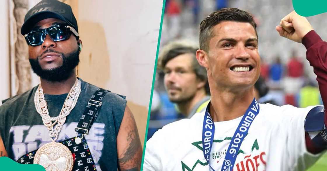Davido ya ce akwai alaka mai kyau tsakaninsa da Ronaldo Davido ya ce akwai alaka mai kyau tsakaninsa da Ronaldo