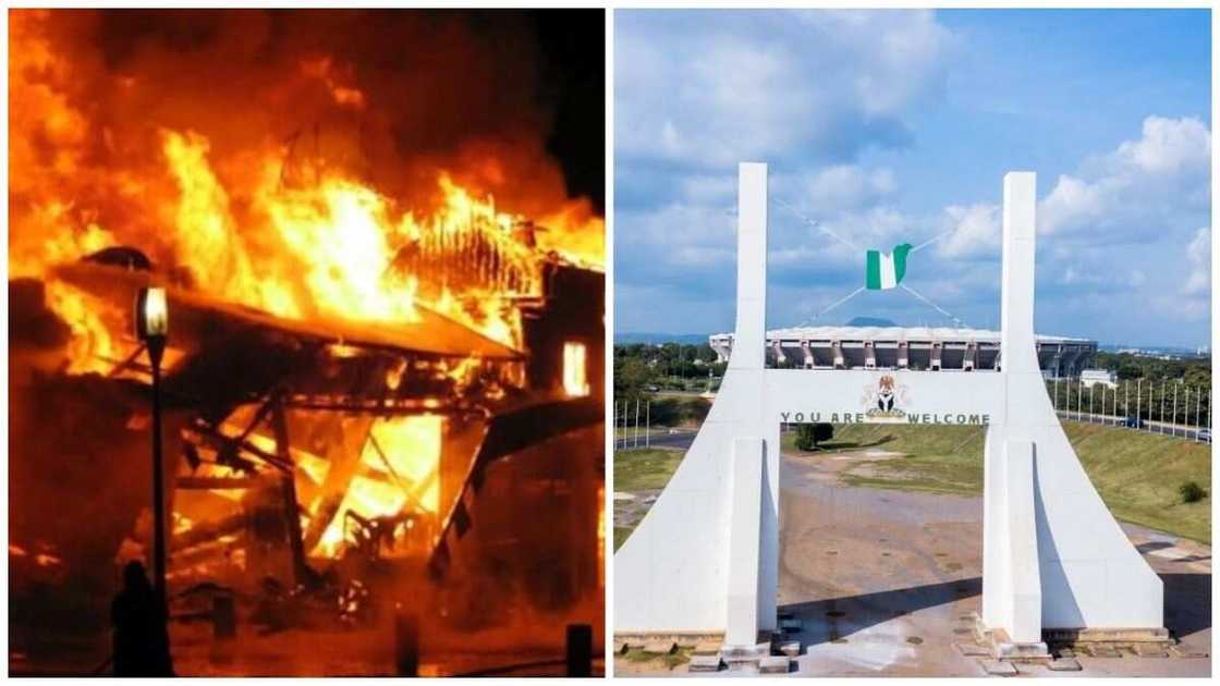 Abuja Fire, Family of three, Gwagwa community, FCT, Muhammadu Buhari Abuja Fire, Family of three, Gwagwa community, FCT, Muhammadu Buhari