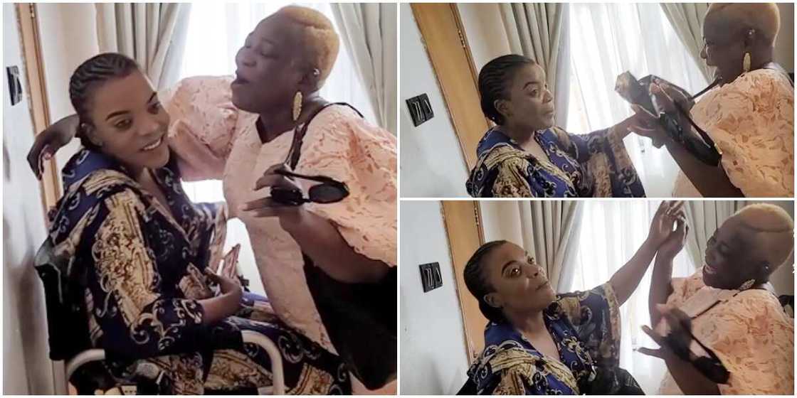 Actress Ada Ameh seen with bestie Empress Njamah. Actress Ada Ameh seen with bestie Empress Njamah.