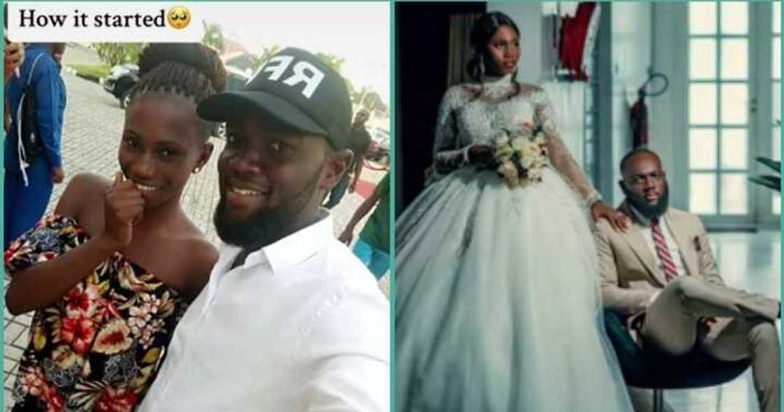 Couple flaunts transformation as they tie the knot in grand style