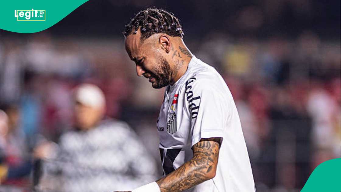 Neymar, Brazil, Tears, Barcelona, Santos