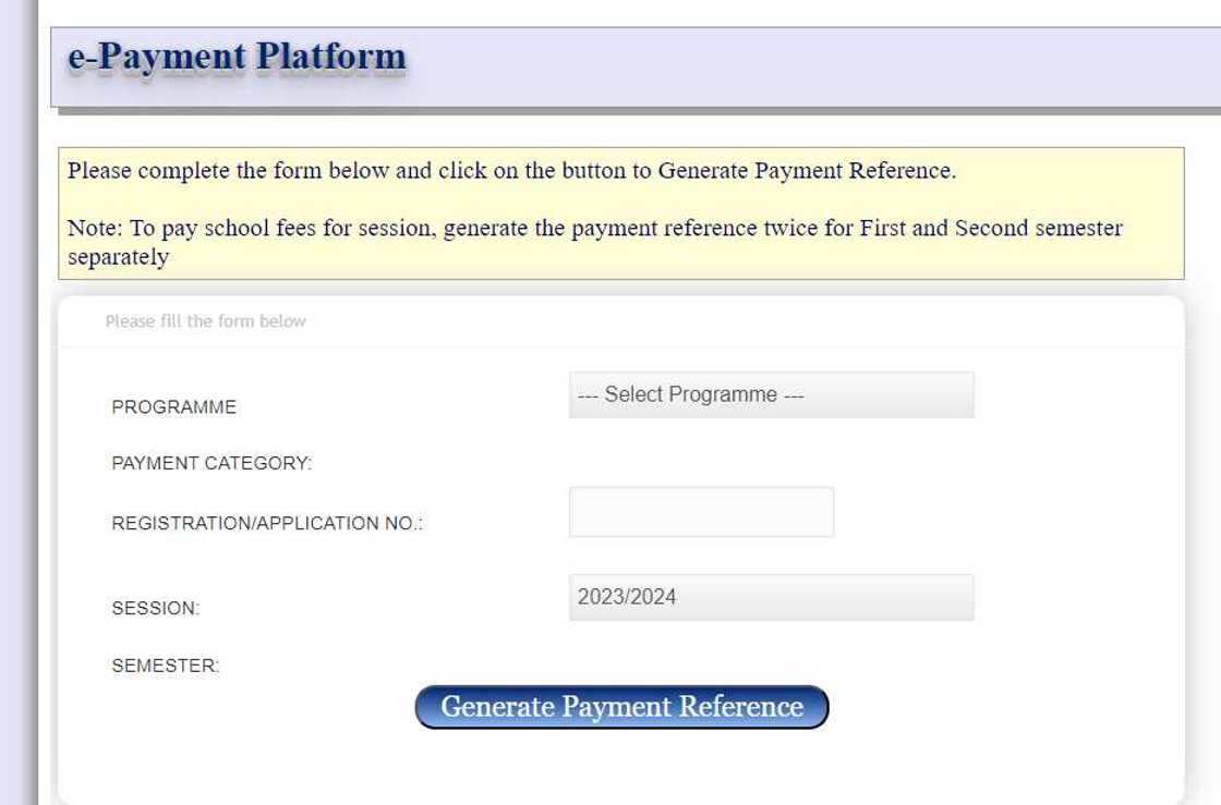 Benue State university portal