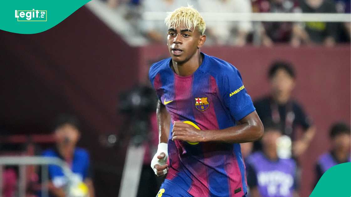 Lamine Yamal, Barcelona, Vissel Kobe, Noevir Stadion, Hyogo, Kobe, Japan Lamine Yamal, Barcelona, Vissel Kobe, Noevir Stadion, Hyogo, Kobe, Japan
