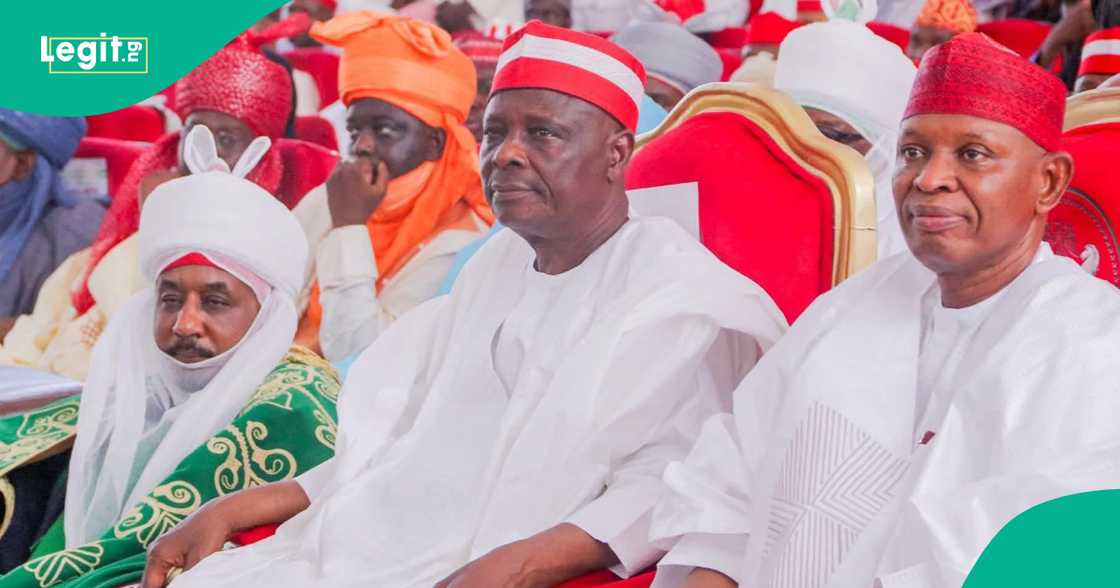 Sarkin Kano a taron da gwamnatin Abba ta shirya. Sarkin Kano a taron da gwamnatin Abba ta shirya.