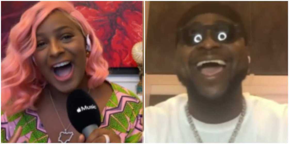 DJ Cuppy and Davido DJ Cuppy and Davido
