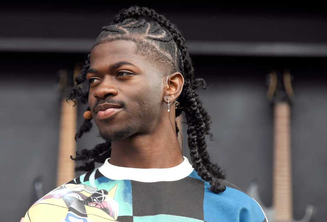 Lil Nas X participates in a culinary demonstration during the BottleRock Napa Valley festival at the Napa Valley Expo in Napa, California