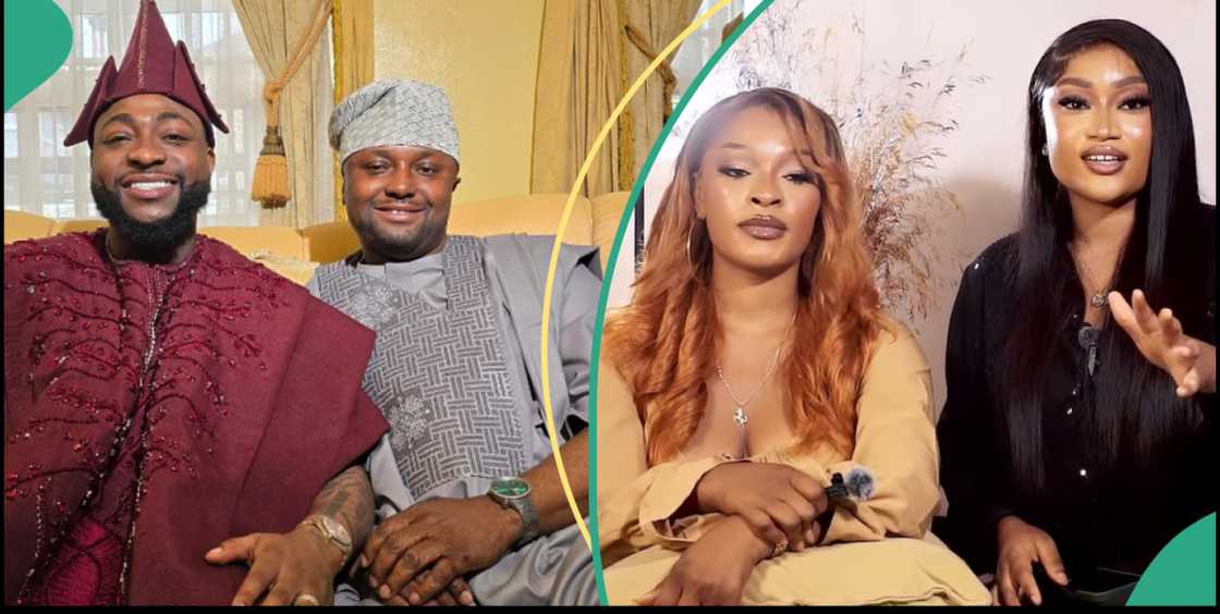 Isreal DMW and Davido, Isreal DMW's ex-wife and friend Ginika Isreal DMW and Davido, Isreal DMW's ex-wife and friend Ginika