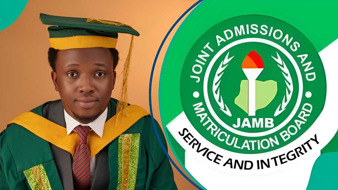 KWASU Microbiology graduate shares how he wrote JAMB 3 times without failing, scored 291 in his first attempt, and graduated with 4.78 CGPA, winning multiple awards.