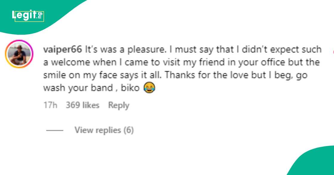 Farooq Oreagba replies lady who vowed not to wash hand after shaking hand. Farooq Oreagba replies lady who vowed not to wash hand after shaking hand.