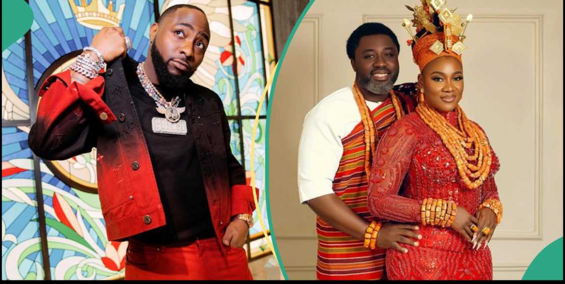 Davido, Mercy Johnson and husband Davido, Mercy Johnson and husband
