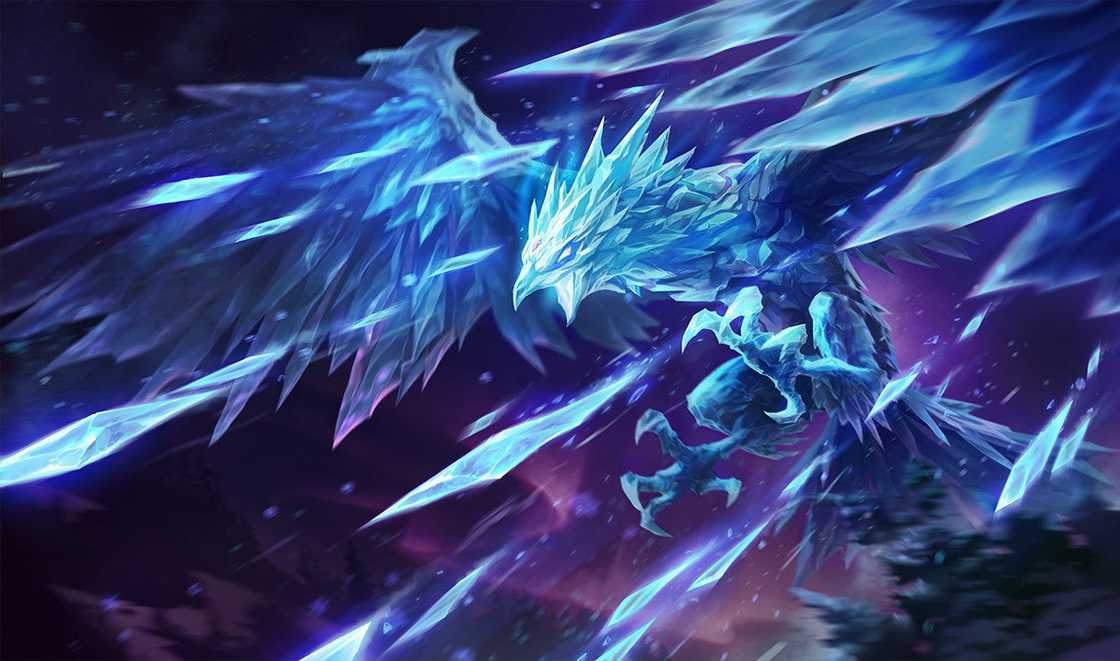 Anivia is flying through the universe Anivia is flying through the universe