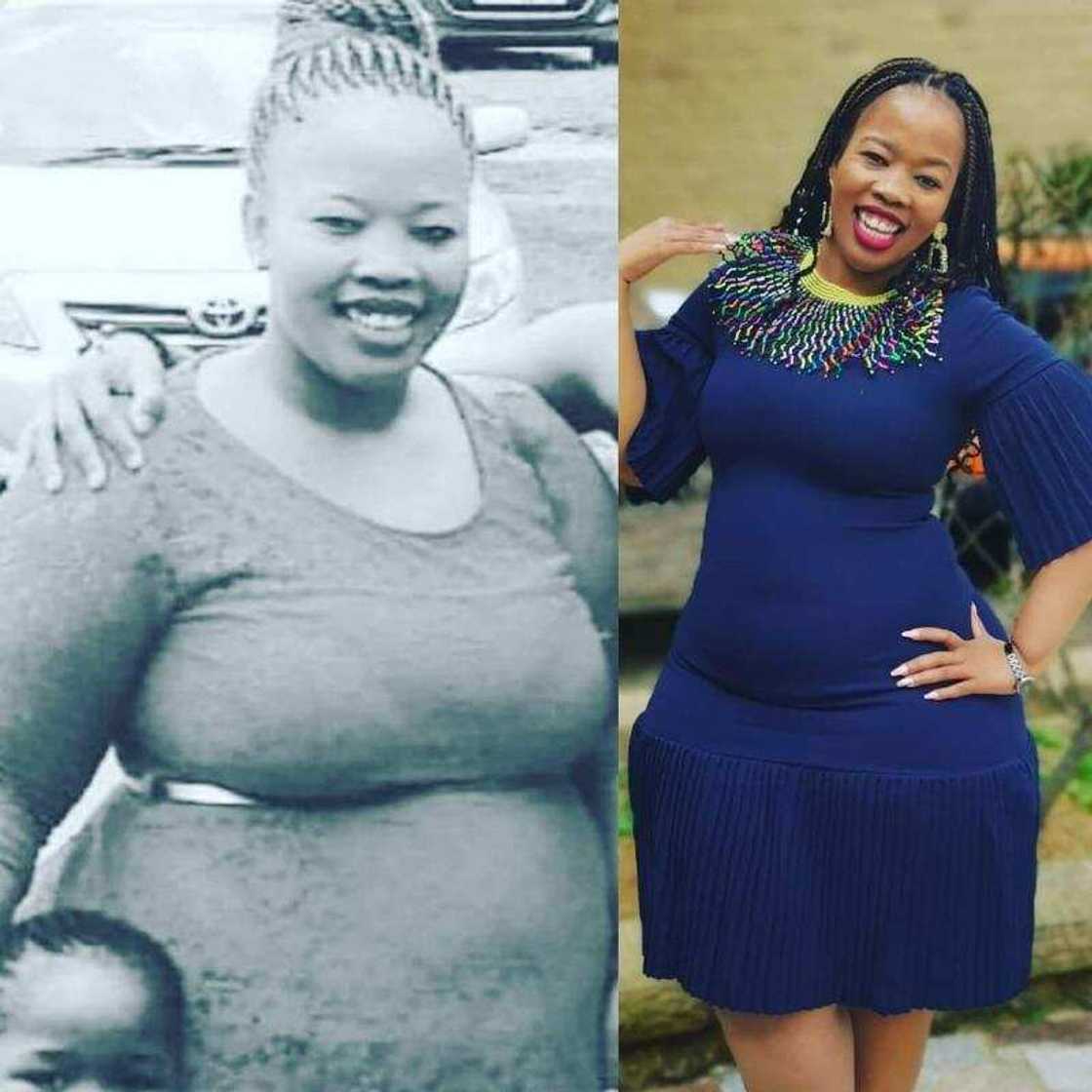 Lady shares amazing transformation photos after losing weight