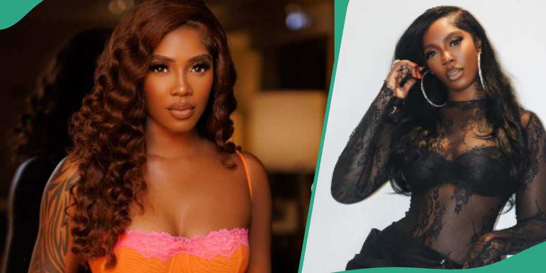 Tiwa Savage whines waist in small pink swimsuit. Tiwa Savage whines waist in small pink swimsuit.