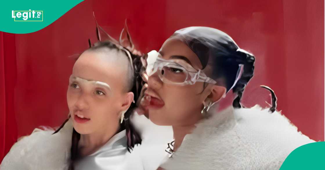 Kim shares North's video with FKA Twigs. Kim shares North's video with FKA Twigs.