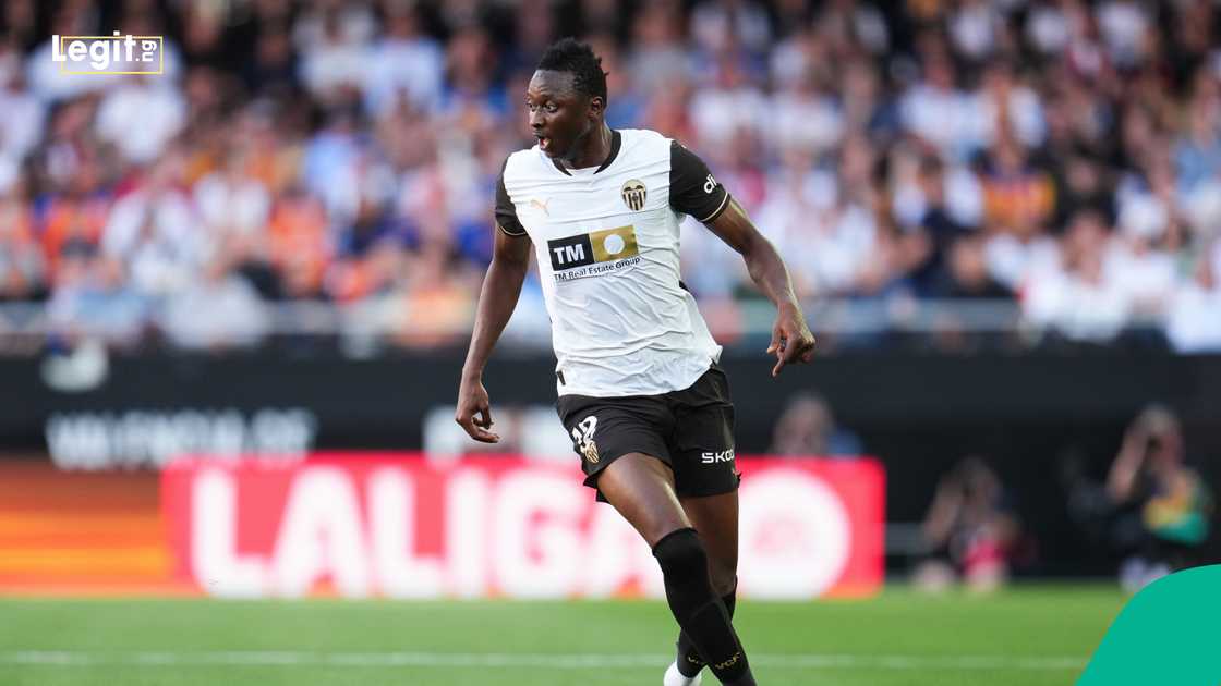 Umar Sadiq, Valencia, Athletic Club, Estadio Mestalla, La Liga. Umar Sadiq, Valencia, Athletic Club, Estadio Mestalla, La Liga.