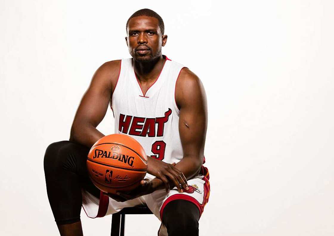 Luol Deng at American Airlines Arena on 28 September 2015 in Miami, Florida