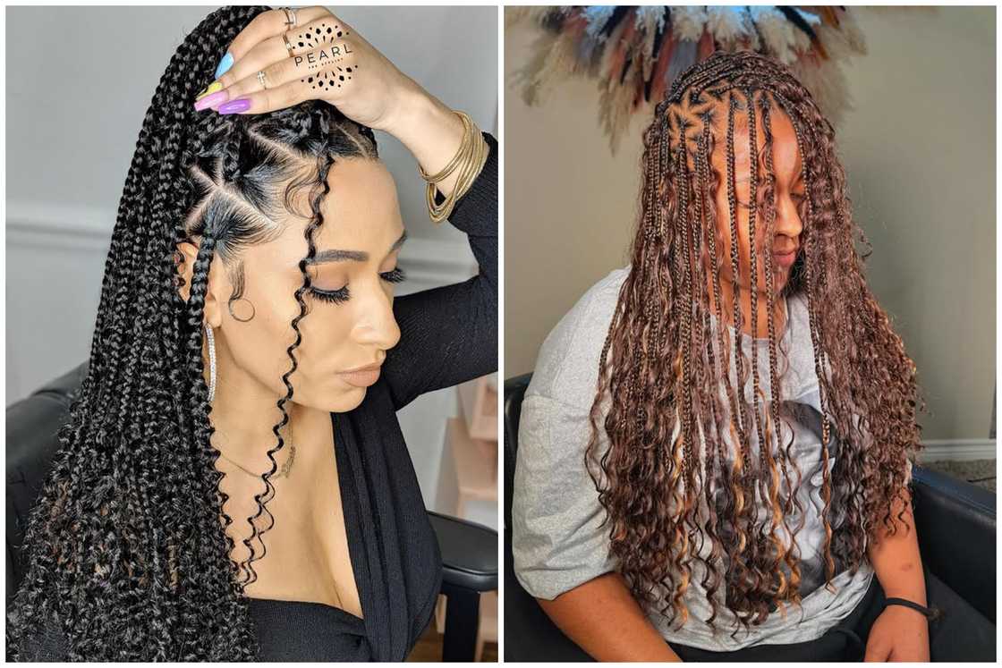 Triangle boho braids Triangle boho braids