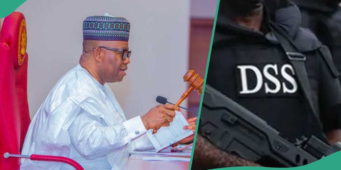 DSS has reportedly stormed the national assembly and manhandled two staff members. DSS has reportedly stormed the national assembly and manhandled two staff members.
