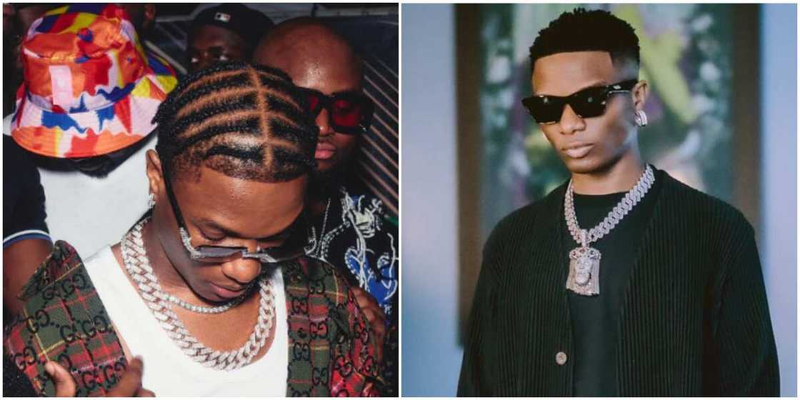 Wizkid and 'oyinbo' fan Wizkid and 'oyinbo' fan