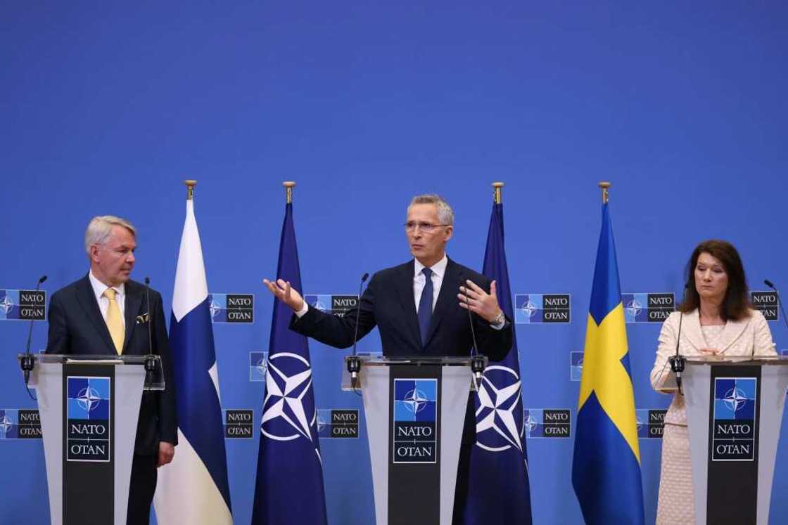 NATO chief Jens Stoltenberg urged a 'quick and swift and smooth ratification process' for Sweden and Finland NATO chief Jens Stoltenberg urged a 'quick and swift and smooth ratification process' for Sweden and Finland
