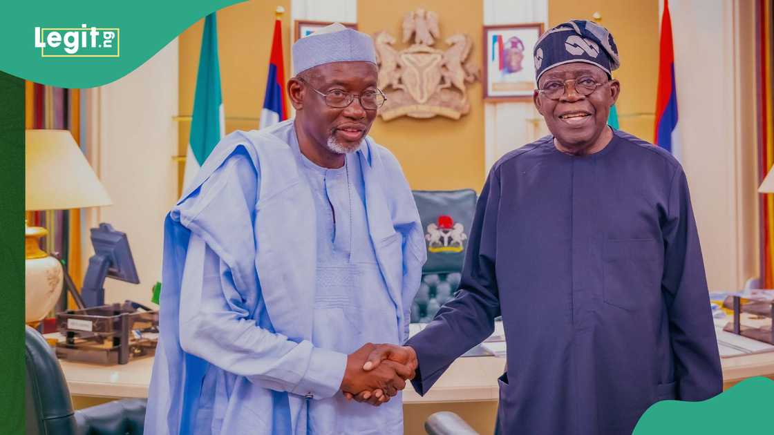 Jigawa governor Umar Namadi briefs President Bola Tinubu on recent tanker explosion. Jigawa governor Umar Namadi briefs President Bola Tinubu on recent tanker explosion.