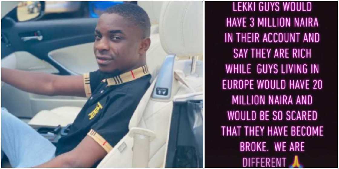 MC Oluomo's son highlights the significant difference between him and Lekki guys MC Oluomo's son highlights the significant difference between him and Lekki guys