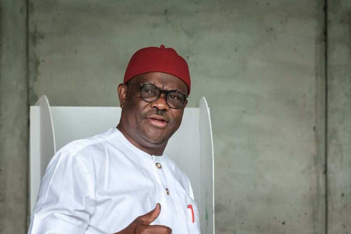 Ezenwo Nyesom Wike casting his vote Ezenwo Nyesom Wike casting his vote