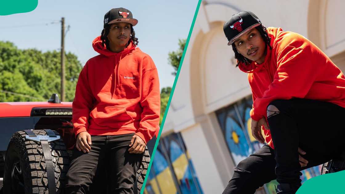 Agent 00 leaning on a red car Agent 00 leaning on a red car