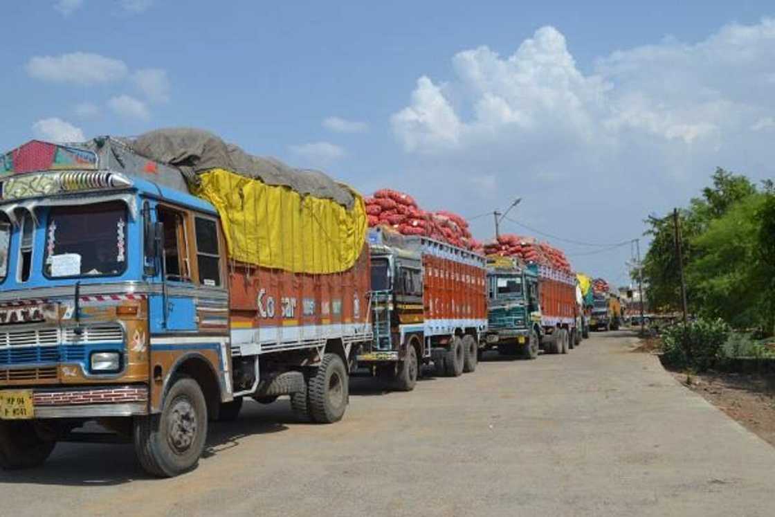 Ta tabbata: Ba sauran kaiwa kudu kayan abinci, tirelolin Albasa sun bar Nigeria