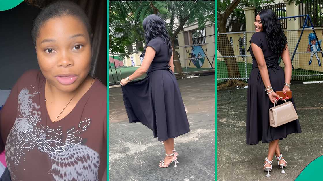 A lady cries out after her church suspended her from the choir because of her outfit. A lady cries out after her church suspended her from the choir because of her outfit.
