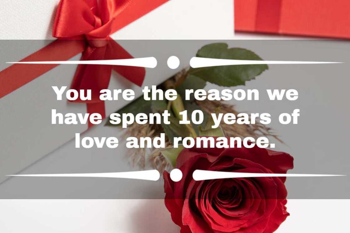 Funny 10-year anniversary quotes