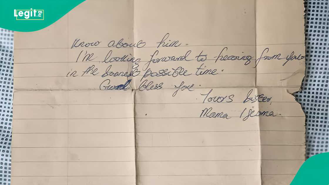 Nigerian man hails father as best dad after discovering 1994 letter Nigerian man hails father as best dad after discovering 1994 letter