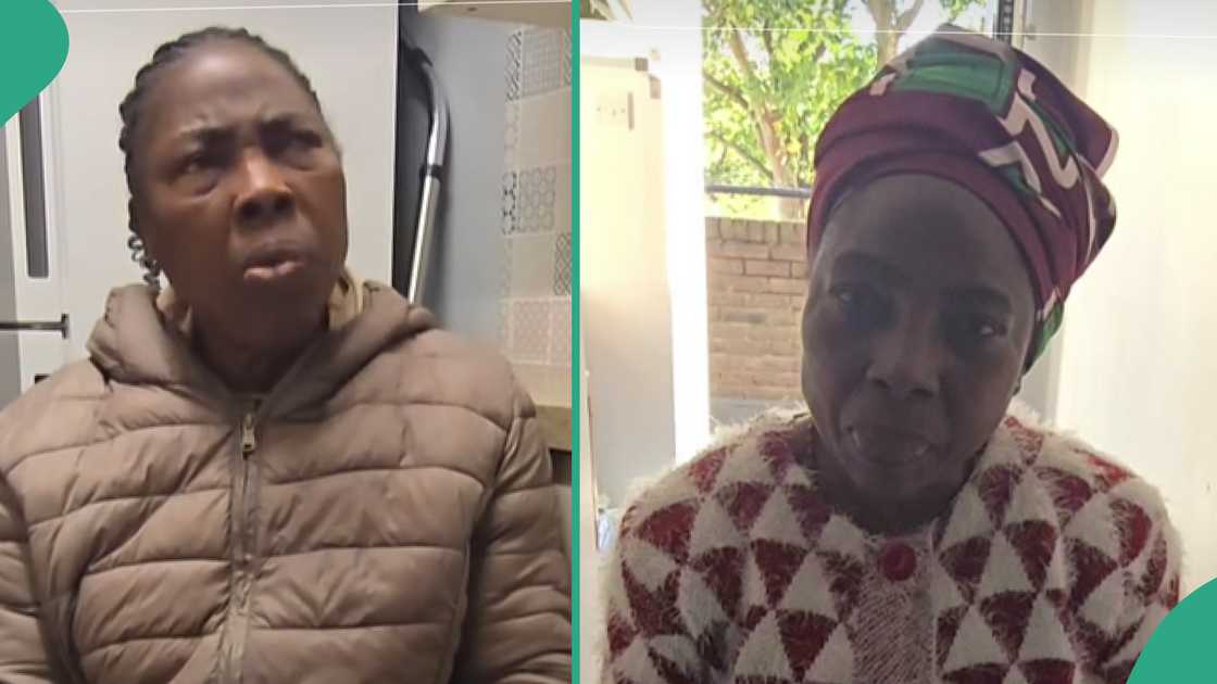 Old woman stranded in the UK. Old woman stranded in the UK.