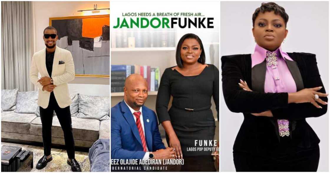 Photos of Alexx Ekubo, Jandor and Funke Akindele