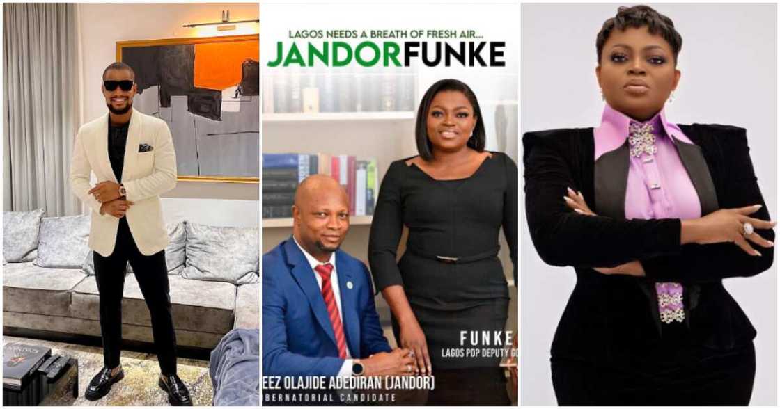 Photos of Alexx Ekubo, Jandor and Funke Akindele Photos of Alexx Ekubo, Jandor and Funke Akindele