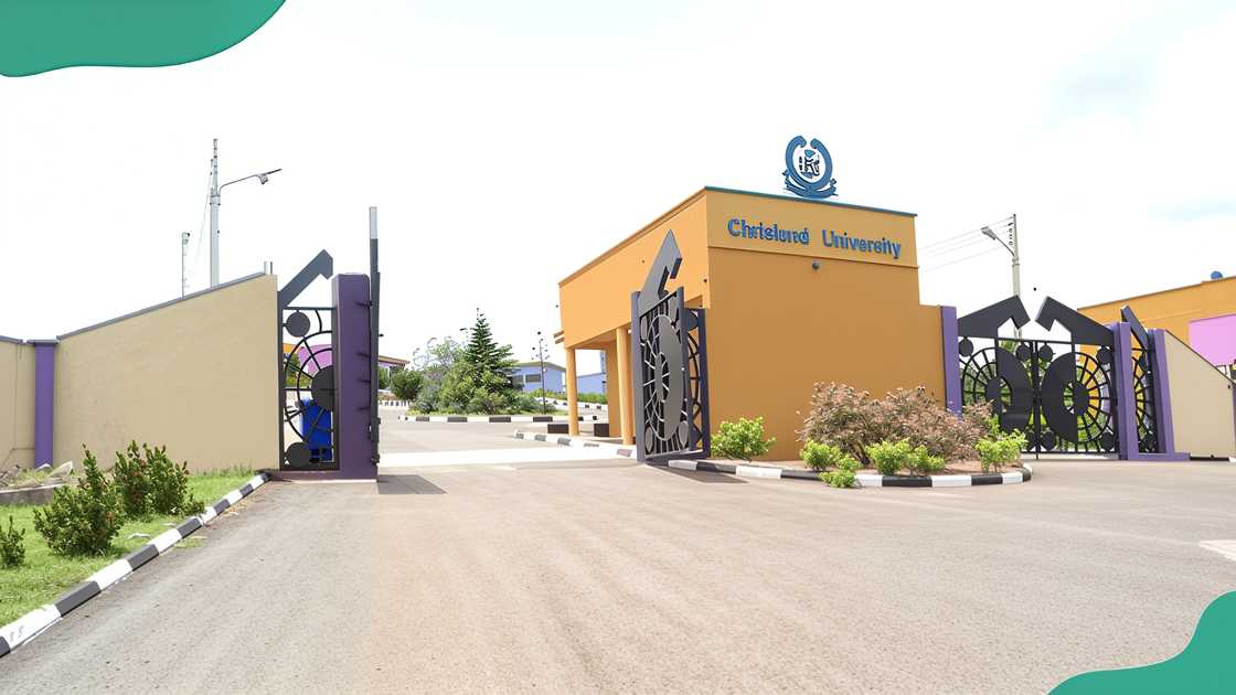 Chrisland University main entrance gate