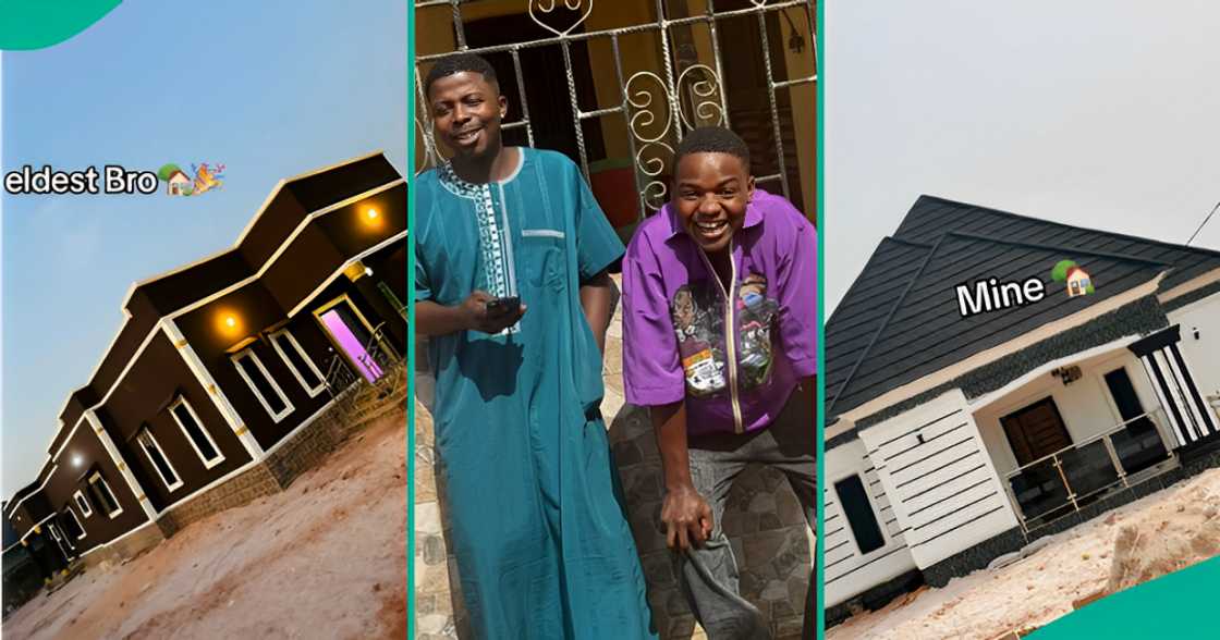 Man and his brother build fine houses, show them off Man and his brother build fine houses, show them off