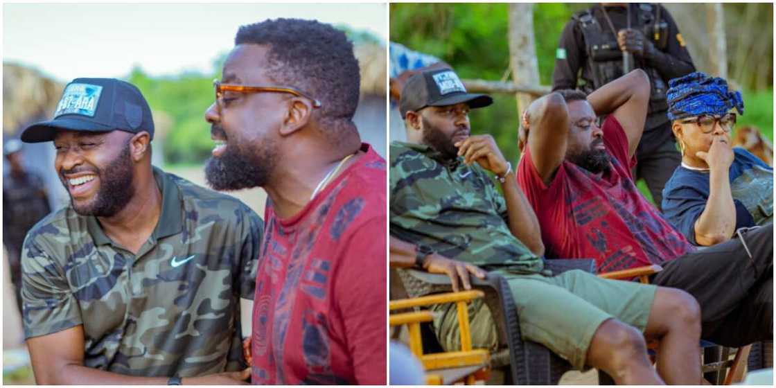 Femi Adebayo and Kunle Afolayan, Femi Adebayo, Kunle Afolayan and Sola Saobowale Femi Adebayo and Kunle Afolayan, Femi Adebayo, Kunle Afolayan and Sola Saobowale