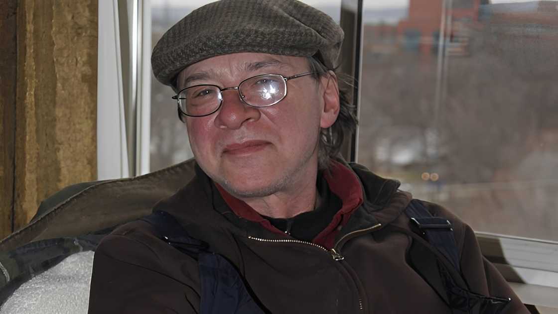 Anthony Gerard Ciccone poses sitting Anthony Gerard Ciccone poses sitting
