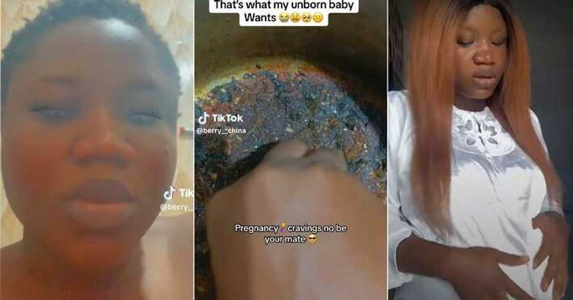 Woman shares her pregnancy craving Woman shares her pregnancy craving