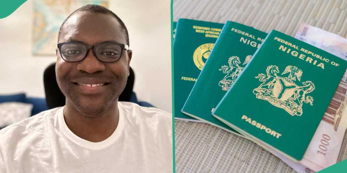Man laments disparity in prices of the Nigerian passport. Man laments disparity in prices of the Nigerian passport.